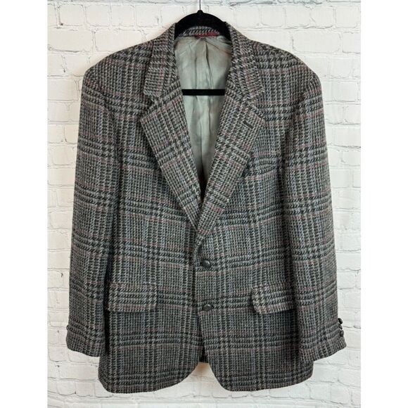 JOS. A. BANK CLOTHIERS vintage Scottish Shetland 100 wool mens jacket blazer - Picture 1 of 15